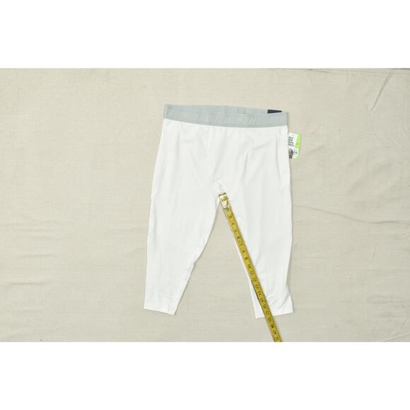 DSG Men's 3/4 Compression Tight Fit Base Layer Pure White Size XL Polyester NEW - Picture 3 of 8